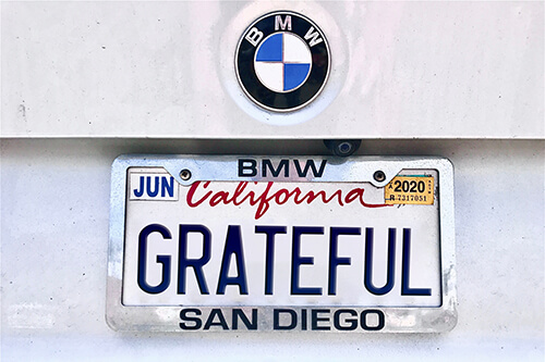 License Plate Messages